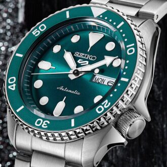 5 Sports 42,5 mm Mechanisch Zilver/Groen