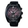 ASTRON Astron GPS Solar Dual-Time 42,7 mm Limited Edition Zwart/Paars