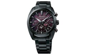 ASTRON Astron GPS Solar Dual-Time 42,7 mm Limited Edition Zwart/Paars