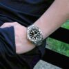 Automatisch Mechanisch Water Ghost Waterdicht Sport voor heren Zwarte plaat Stalen band Zwart