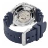 Automatisch waterbestendig herenhorloge met blauwe wijzerplaat