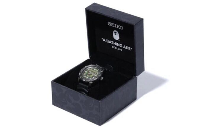 BAPE X Seiko MECHANISCH DUIKERSHORLOGE Crossover