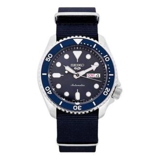 Canvas Blue No. 5-serie horloge