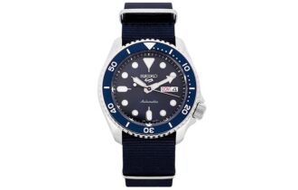 Canvas Blue No. 5-serie horloge