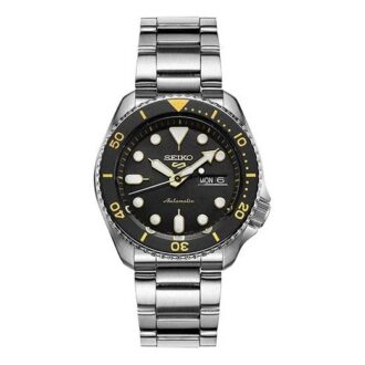Casual waterdicht automatisch mechanisch sporthorloge “Zwart Zilver Goud”