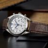 Chronograafserie Wit Blauw