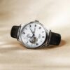 Horloge Presage-serie Japan Witte wijzerplaat Riem Zakelijk 4R-uurwerk Automatisch / Mechanisch horloge
