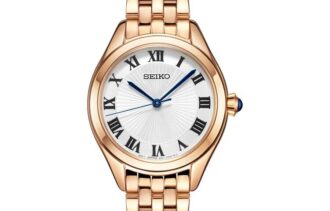 Modieus blauw-wit wijzerplaat, roségouden band, waterdicht tot 5 ATM, quartzhorloge
