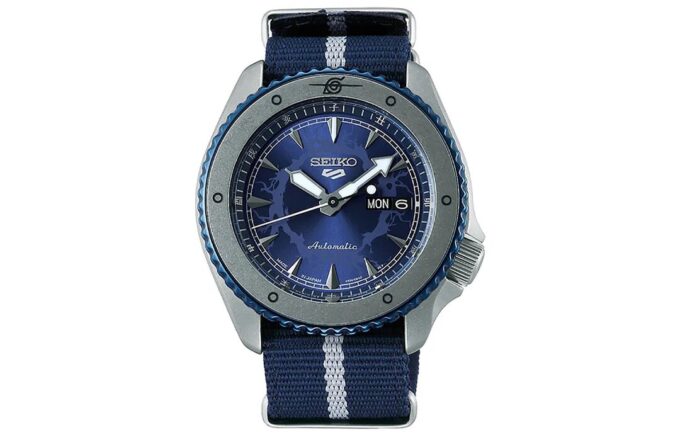 Naruto-serie Limited Crossover mechanisch horloge marineblauw