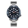 Nr. 5 Klein stalen bandje Automatisch mechanisch horloge Blauw