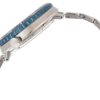 Nr. 5 Klein stalen bandje Automatisch mechanisch horloge Blauw