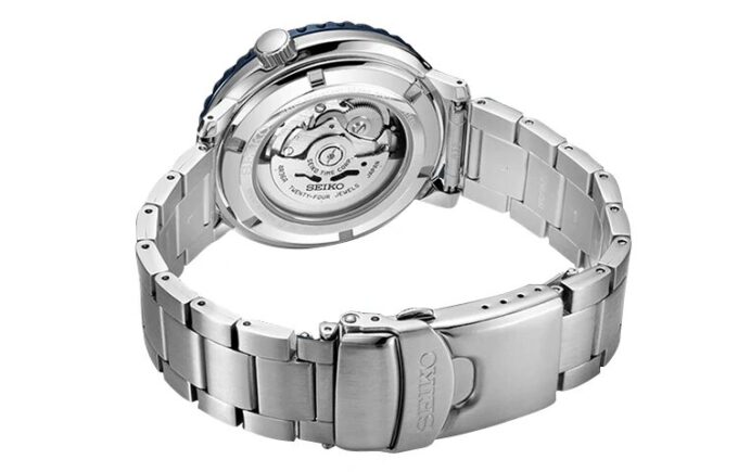 Nr. 5 Klein stalen bandje Automatisch mechanisch horloge Zwart