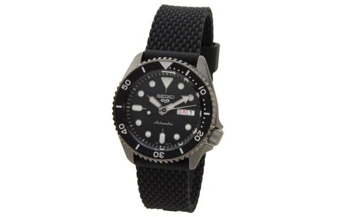 Nr. 5 Mechanisch klassiek horloge Zwart