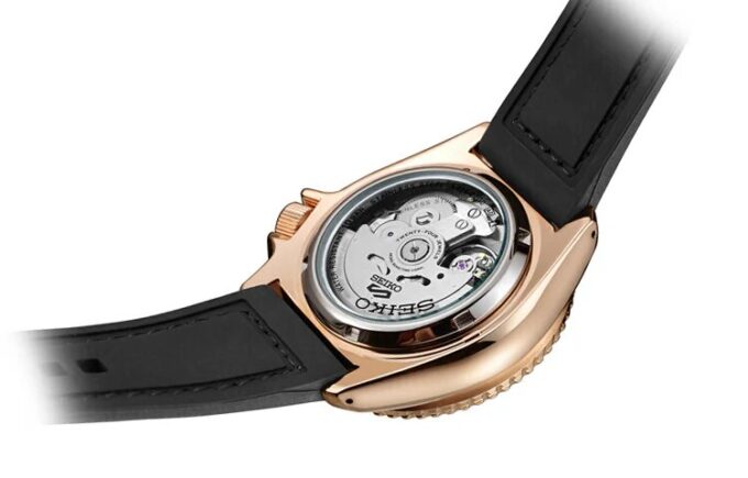 Nr. 5 Mechanisch klassiek horloge Zwart