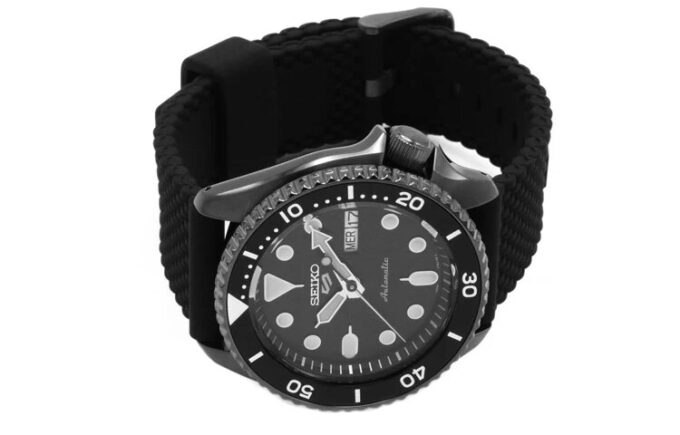 Nr. 5 Mechanisch klassiek horloge Zwart