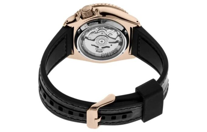 Nr. 5 Mechanisch klassiek horloge Zwart