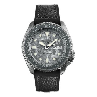 Nr. 5-serie Retro automatisch mechanisch waterdicht horloge Grijs Zwart