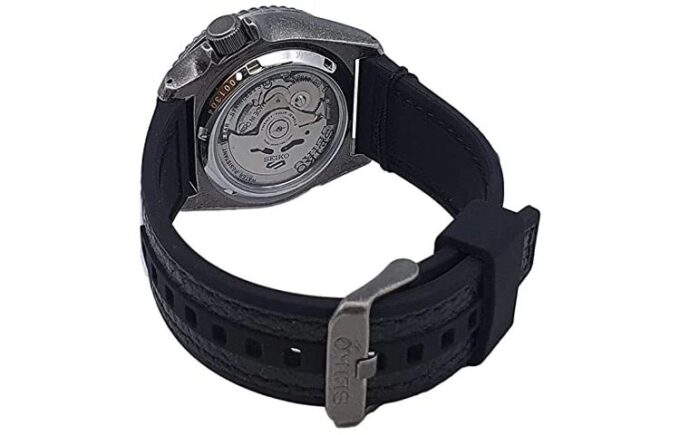 Nr. 5-serie Retro automatisch mechanisch waterdicht horloge Grijs Zwart