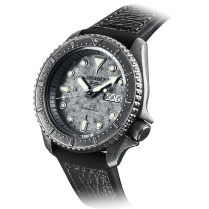 Nr. 5-serie Retro automatisch mechanisch waterdicht horloge Grijs Zwart