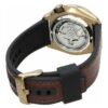 Nr. 5-serie retro automatisch mechanisch waterdicht horloge zwart bruin