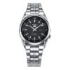 Nr. 5 Sports mechanisch horloge met stalen band, zwart