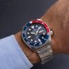 Nr. 5 Sports mechanisch horloge rood blauw