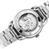 Nr. 5 Sports stalen waterdicht zakelijk mechanisch horloge Wit