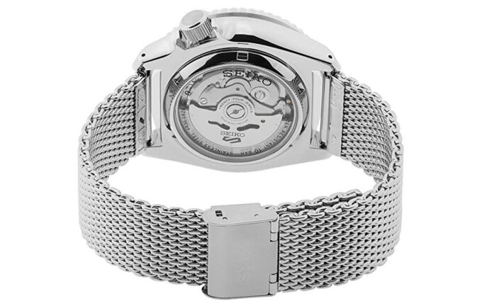 Nr. 5 Stalen band waterdicht automatisch mechanisch horloge blauw zilver