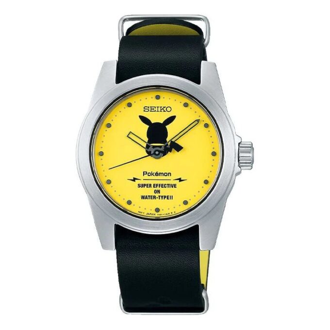 Pokémon Pikachu Crossover Limited Watch Geel Zwart