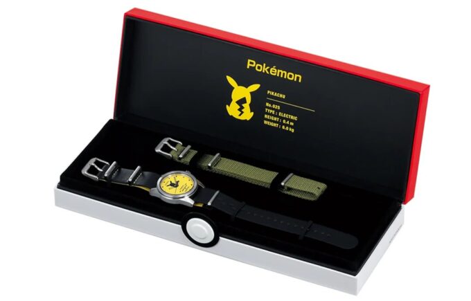Pokémon Pikachu Crossover Limited Watch Geel Zwart