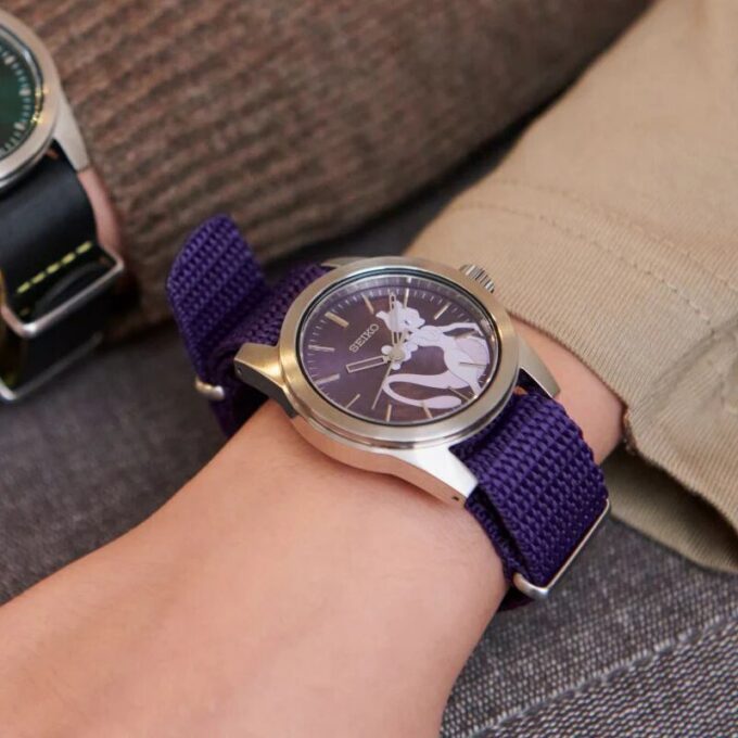 Pokémon Pikachu Crossover Limited Watch Zwart Paars