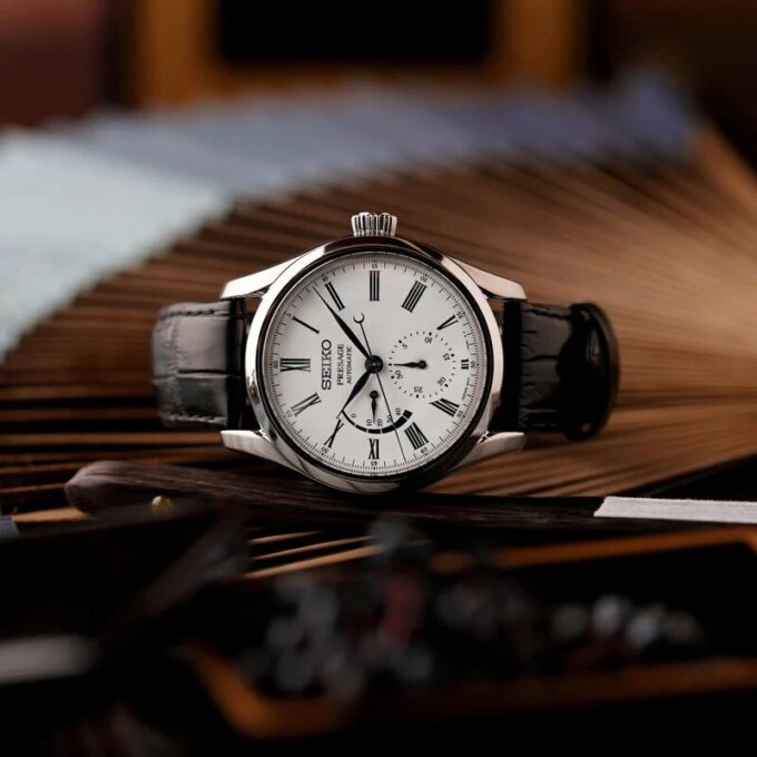Presage-serie emaille automatisch mechanisch casual zakelijk horloge
