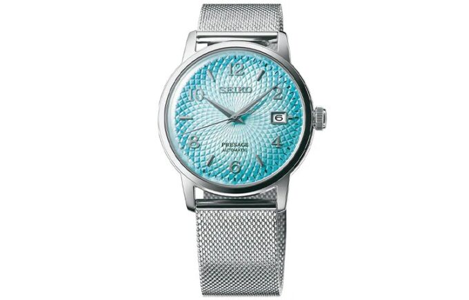 Presage-serie stalen horloge blauw