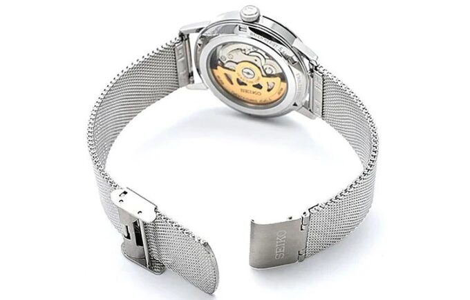Presage-serie stalen horloge blauw