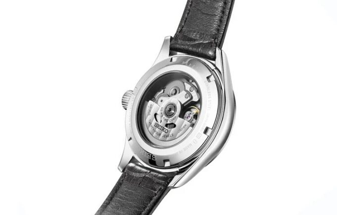 Presage-serie zakelijk horloge 6R-uurwerk wijzerplaat riem mechanisch horloge