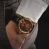 Presage Suit Mechanisch Bruin