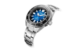 Prospex-serie mechanisch horloge met saffierglas, Warrior Gradient Blue Steel Strip, waterdicht tot 200 meter