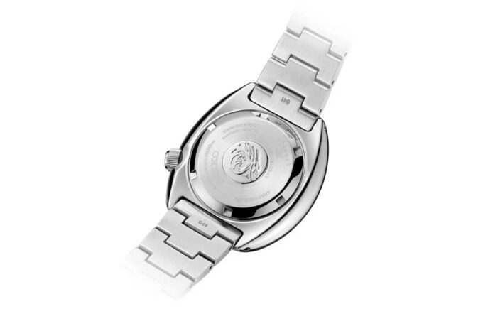 Prospex-serie met saffierglas, blauwe wijzerplaat en stalen band, mechanisch horloge, waterdicht tot 200 meter