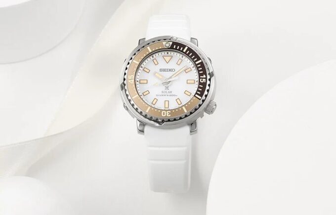 Prospex-serie Solar Quartzes Kerstmis Limited White