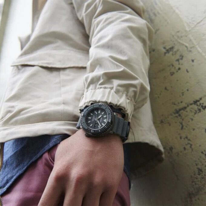 Prospex-serie Sportief mechanisch grijs