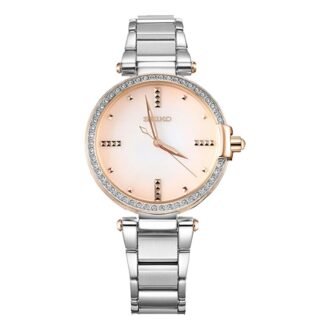 Quartz-horloge met kristallen
