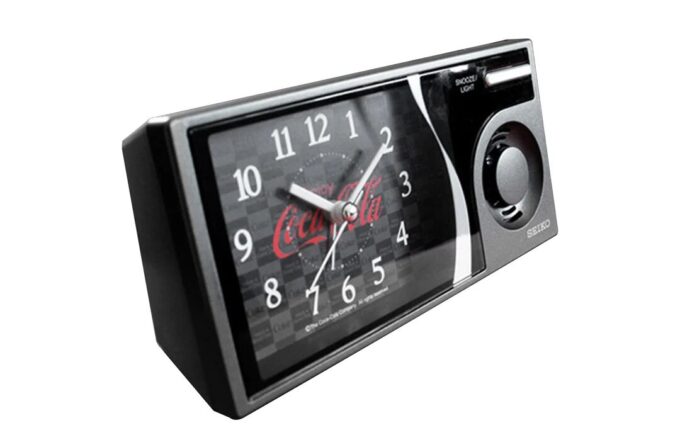 Seiko x Coca Cola Mute Music Alarm Clock Zwart/Grijs