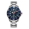 Seiko X PADI Eco Drive Zilver/Blauw