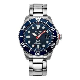 Seiko X PADI Eco Drive Zilver/Blauw