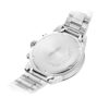 Three Eyes 100 meter waterdicht zakelijk casual mode wit wijzerplaat stalen band quartz horloge