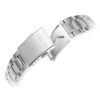 Three Eyes 100 meter waterdicht zakelijk casual mode wit wijzerplaat stalen band quartz horloge