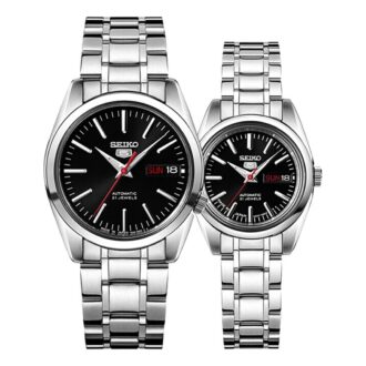 Unisex Mechanisch Zwart/Zilver SNKL45J1+SYMK17J1