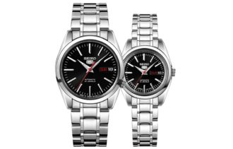 Unisex Mechanisch Zwart/Zilver SNKL45J1+SYMK17J1