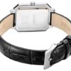 Vierkant minimalistisch quartzhorloge Wit