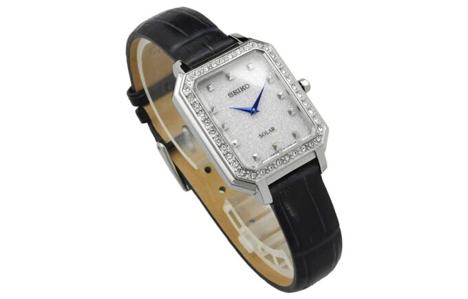 Vierkant minimalistisch quartzhorloge Wit